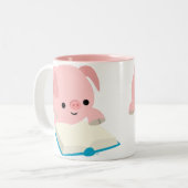 Cartoon lezen Mok (Voorkant links)