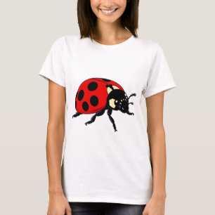 🐞 Cartoon Lieveheersbeestje Gloeit 🌈 Schattig In T-shirt