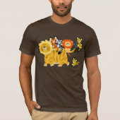 Cartoon Liger en Friends volwassen T-shirt (Voorkant)