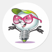 Cartoon Lightbulb Stickers (Voorkant)