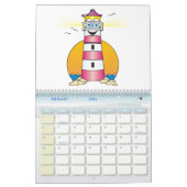 Cartoon Lighthouse Kalender (Feb 2026)
