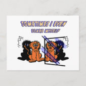 Cartoon Lion Briefkaart (Voorkant)