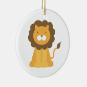 Cartoon Lion Keramisch Ornament (Rechts)