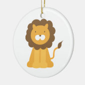 Cartoon Lion Keramisch Ornament (Links)