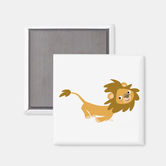 Cartoon Lion magnet (Voorkant / Achterkant)