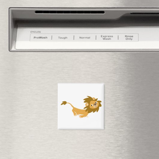 Cartoon Lion magnet (Insitu (Vaatwasser))
