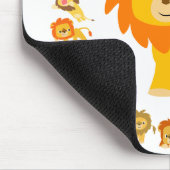 Cartoon Lion Mandala mousepad Muismat (Hoek)