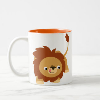 Cartoon Lion Mok