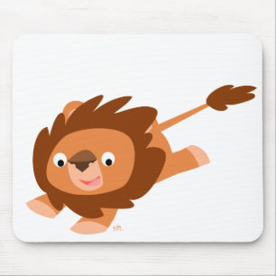 Cartoon Lion mousepad Muismat