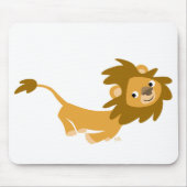Cartoon Lion mousepad Muismat (Voorkant)