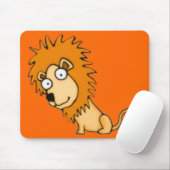 Cartoon Lion Mousepad Muismat (Met muis)