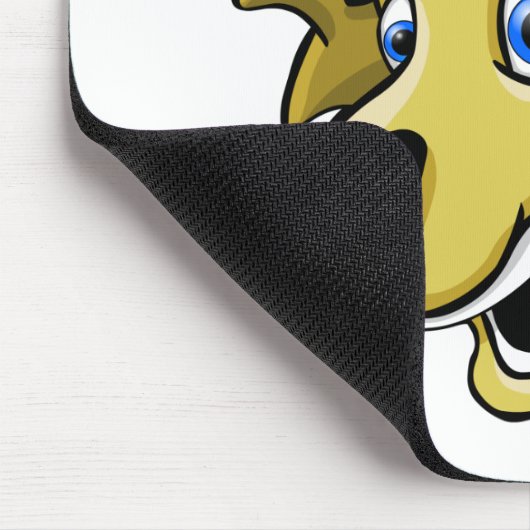 Cartoon Lion Muismat (Hoek)