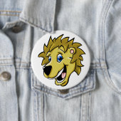 Cartoon Lion Ronde Button 4,0 Cm (In situ)