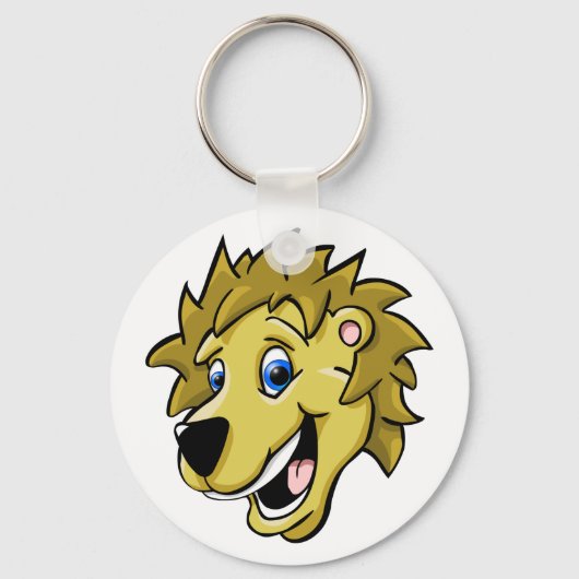 Cartoon Lion Sleutelhanger (Voorkant)