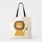 Cartoon Lion Tote Bag (Voorkant)