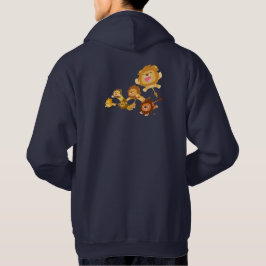 Cartoon Lions' Parade Gebost Sweatshirt (achterzij