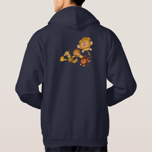 Cartoon Lions' Parade Gebost Sweatshirt (achterzij (Achterkant)