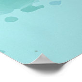 Cartoon Little Fox | Lovely Fox Floral Poster (Hoek)