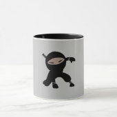 Cartoon Little Ninja Warrior Mok (Midden)