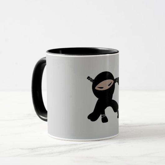 Cartoon Little Ninja Warrior Mok (Voorkant links)