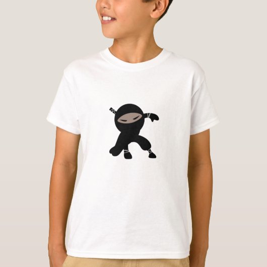 Cartoon Little Ninja Warrior T-shirt (Voorkant)