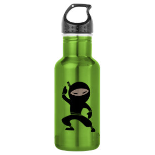 Cartoon Little Ninja Warrior Waterfles