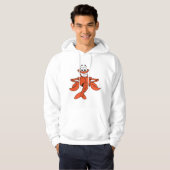 Cartoon Lobster Mannen Hoodie (Voorkant volledig)