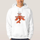 Cartoon Lobster Mannen Hoodie (Voorkant)