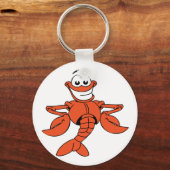 Cartoon Lobster Sleutelhanger (Voorkant)