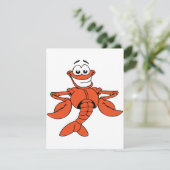 Cartoon Lobster-uitnodigingen Kaart (Staand voorkant)
