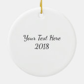 Cartoon Loch Ness Monster Urquhart Castle Funny Keramisch Ornament (Achterkant)