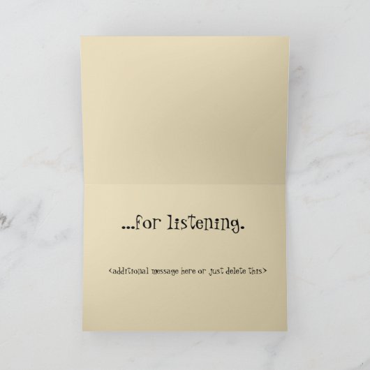 Cartoon Long Eared Jerboa Kaart (Binnen)