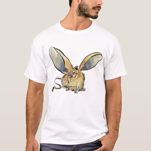 Cartoon Long Eared Jerboa T-Shirt (Voorkant)