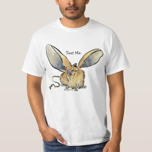 Cartoon Long Eared Jerboa T-Shirt (Voorkant)