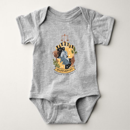 Cartoon Loyal Hufflepuff Romper (Voorkant)