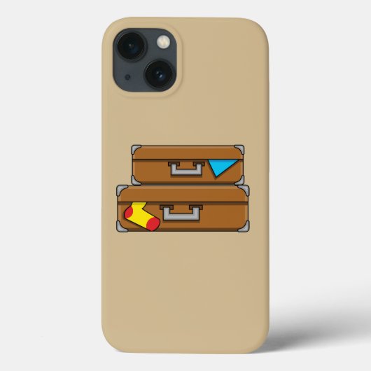Cartoon Luggage Case-Mate iPhone Case (Achterkant)