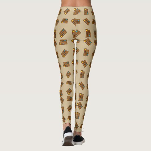 Cartoon Luggage Leggings (Achterkant)