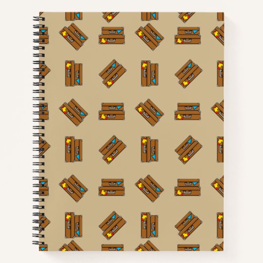 Cartoon Luggage Notitieboek (Voorkant)