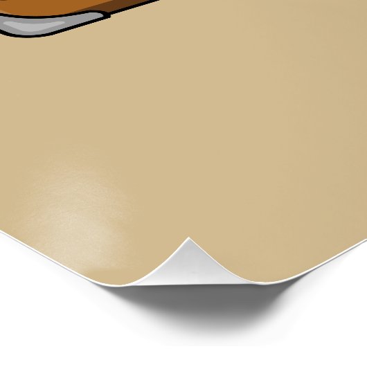 Cartoon Luggage Perfect Poster (Hoek)