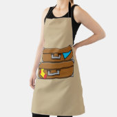 Cartoon Luggage Schort (Insitu)