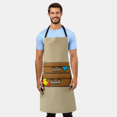 Cartoon Luggage Schort (Gedragen)