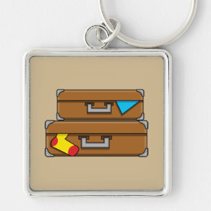 Cartoon Luggage Sleutelhanger