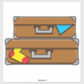 Cartoon Luggage Sticker (Vel)