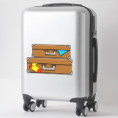 Cartoon Luggage Sticker (Koffer)