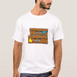 Cartoon Luggage T-shirt