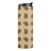 Cartoon Luggage Thermosbeker (Gedraaid links)