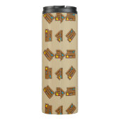 Cartoon Luggage Thermosbeker (Achterkant)
