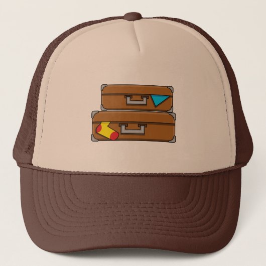 Cartoon Luggage Trucker Pet (Voorkant)
