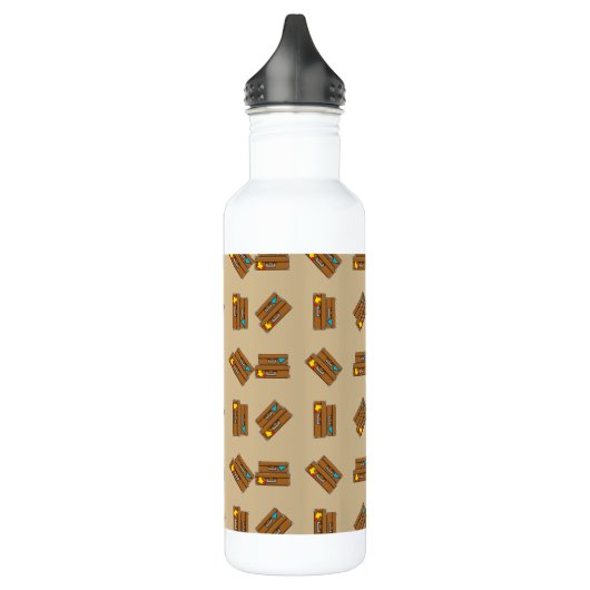 Cartoon Luggage Waterfles (Links)