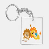 Cartoon luiers AcrylSleutelhanger Sleutelhanger (Voorkant Links)